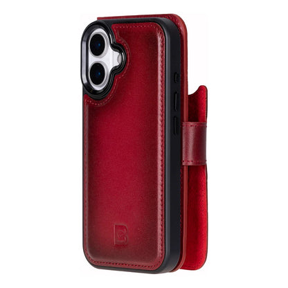 Magic iPhone 17 Detachable Leather Wallet Case – Core Palette