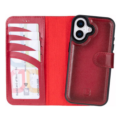Magic iPhone 17 Detachable Leather Wallet Case – Core Palette
