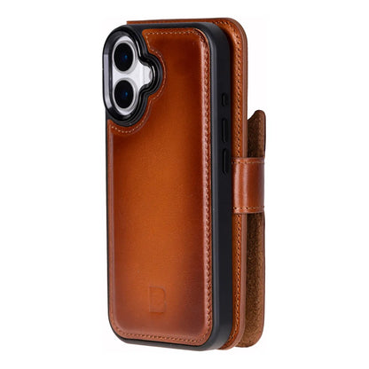 Magic iPhone 17 Detachable Leather Wallet Case – Core Palette