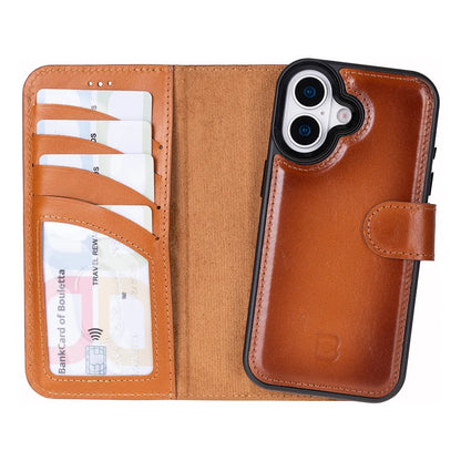 Magic iPhone 17 Detachable Leather Wallet Case – Core Palette