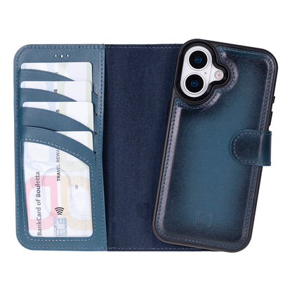Magic iPhone 17 Detachable Leather Wallet Case – Core Palette
