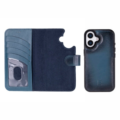 Magic iPhone 17 Detachable Leather Wallet Case – Core Palette