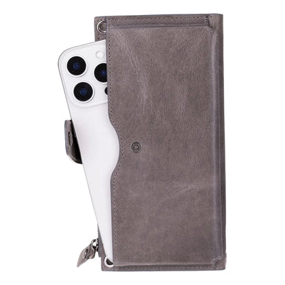 Lozan Leather Phone Crossbody Wallet