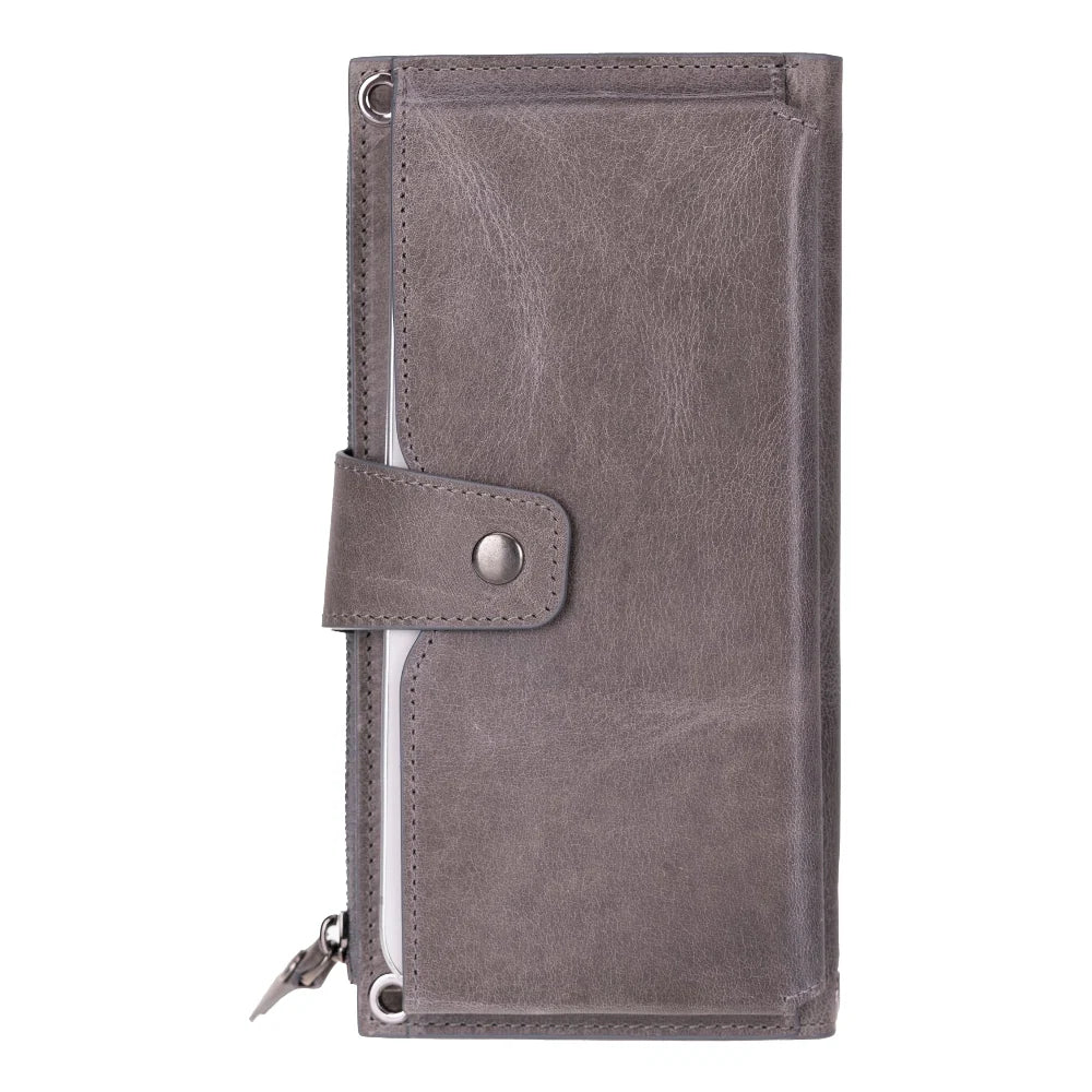 Lozan Strap Leather Crossbody Wallet