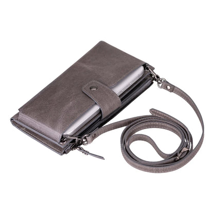 Lozan Leather Phone Crossbody Wallet
