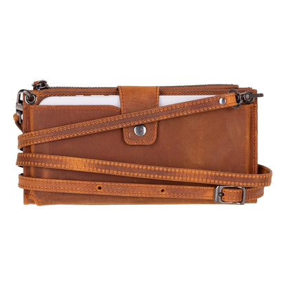 Lozan Leather Phone Crossbody Wallet