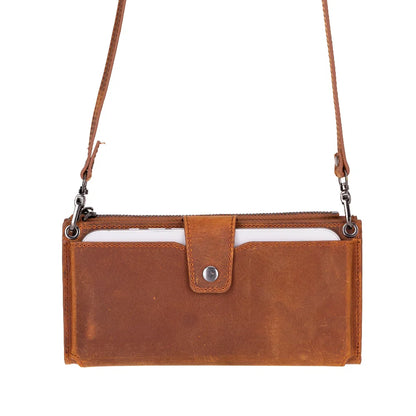 Lozan Leather Phone Crossbody Wallet