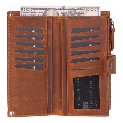 Lozan Leather Phone Crossbody Wallet