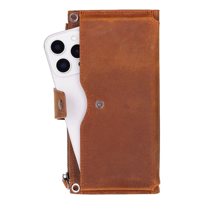 Lozan Leather Phone Crossbody Wallet