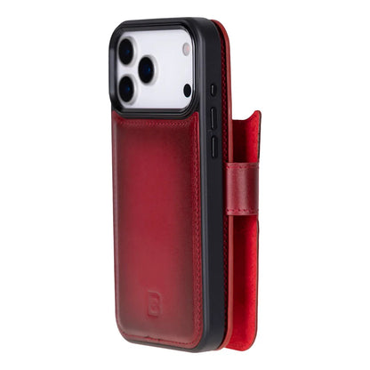 Magic iPhone 17 Pro Max Detachable Leather Wallet Case – Core Palette