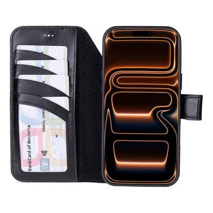 Magic iPhone 17 Pro Max Detachable Leather Wallet Case – Core Palette