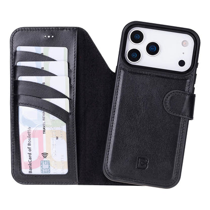 Magic iPhone 17 Pro Max Detachable Leather Wallet Case – Core Palette