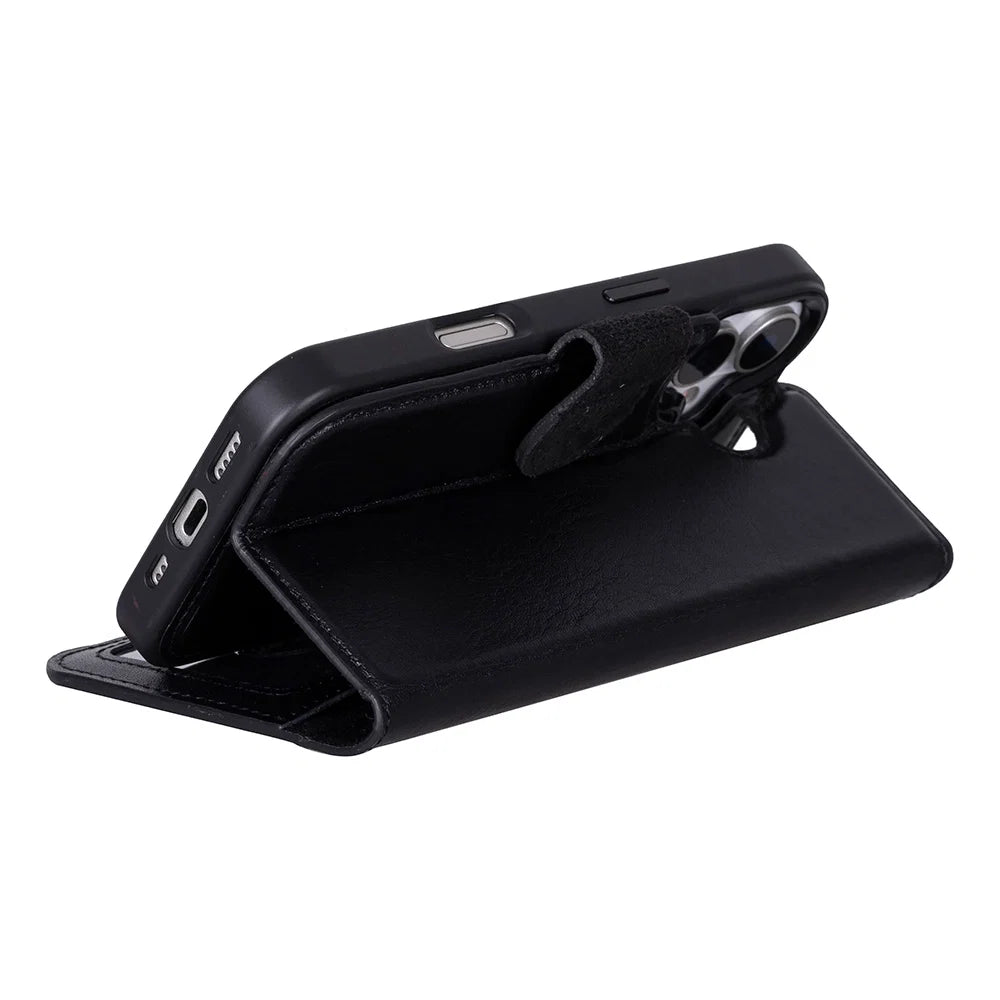 Magic iPhone 17 Detachable Leather Wallet Case
