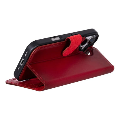 Magic iPhone 17 Detachable Leather Wallet Case – Core Palette