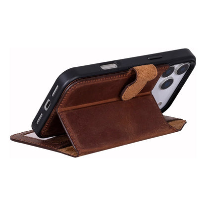 Magic iPhone 17 Pro Max Detachable Leather Wallet Case – Core Palette