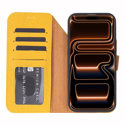 Magic iPhone 17 Pro Max Detachable Leather Wallet Case – Expanded Palette