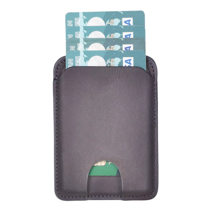 MagFit Magnetic Leather Phone Card Holder