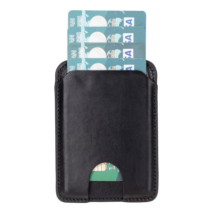 MagFit Magnetic Leather Phone Card Holder