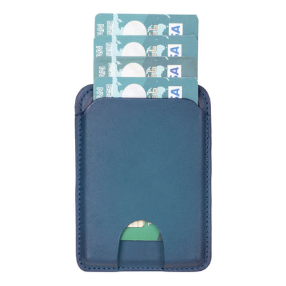 MagFit Magnetic Leather Phone Card Holder