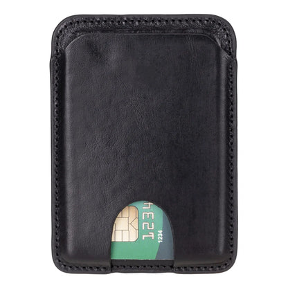 MagFit Magnetic Leather Phone Card Holder