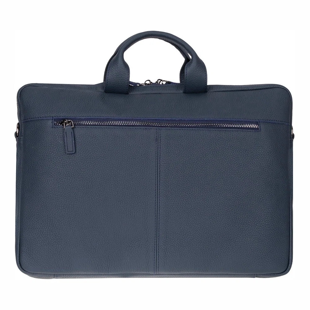 Truro Leather Business Briefcase / Laptop Case 16" with Suitcase