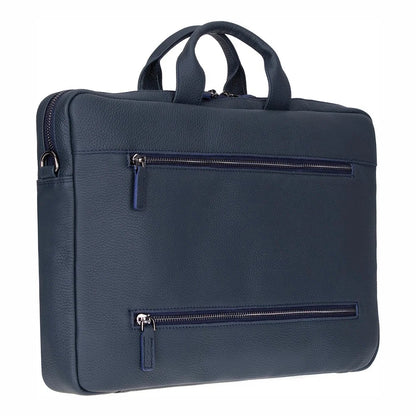 Truro 14-Inch Leather Laptop Briefcase