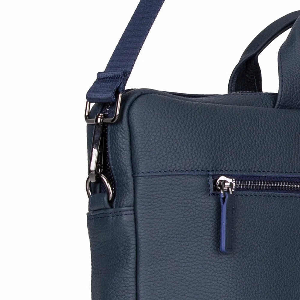 Truro Leather Business Briefcase / Laptop Case 16" with Suitcase