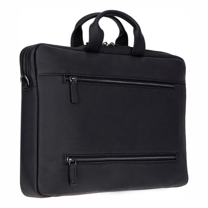 Truro 14-Inch Leather Laptop Briefcase