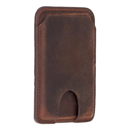 MagFit Magnetic Leather Phone Card Holder