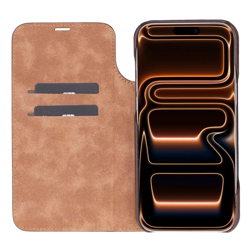 Sonat Leather iPhone 17 Pro Max Folio Case
