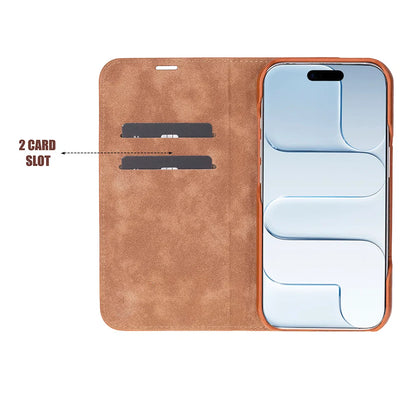 Sonat iPhone 17 Leather Folio Case