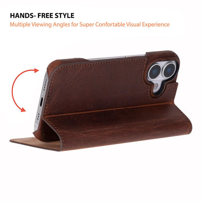 Sonat iPhone 17 Leather Folio Case