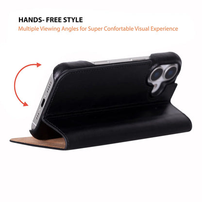 Sonat iPhone 17 Leather Folio Case