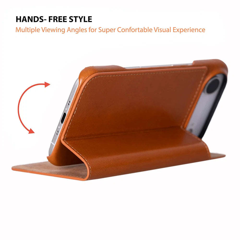 Sonat Leather iPhone 17 Air Folio Case