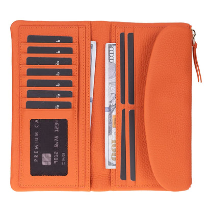 Vellure Large Leather Clutch Wallet