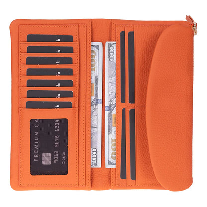 Vellure Large Leather Clutch Wallet