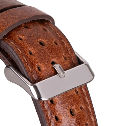 87008 Floral Leather Apple Watch Band