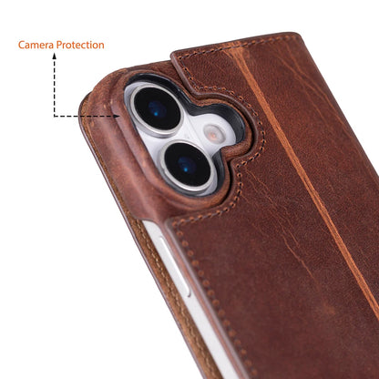 Sonat iPhone 17 Leather Folio Case