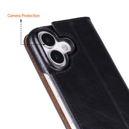 Sonat iPhone 17 Leather Folio Case