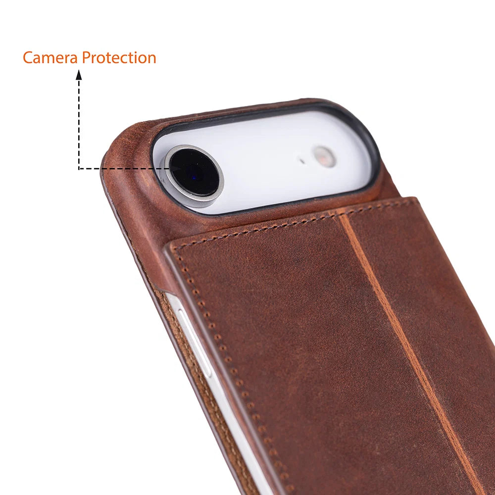 Sonat Leather iPhone 17 Air Folio Case