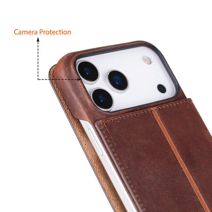 Sonat iPhone 17 Pro Max Leather Folio Case
