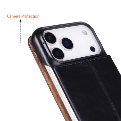 Sonat iPhone 17 Pro Leather Folio Case