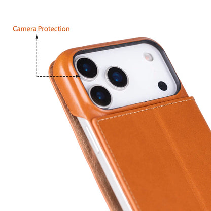 Sonat iPhone 17 Pro Leather Folio Case