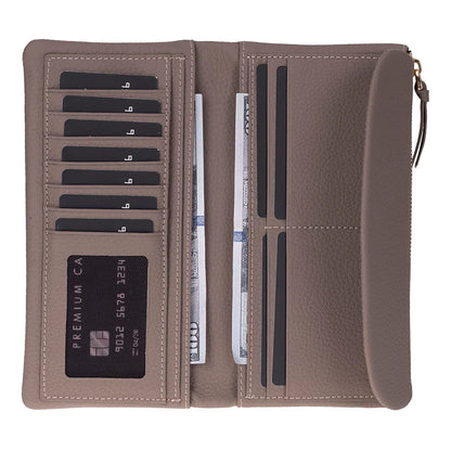 Vellure Large Leather Clutch Wallet