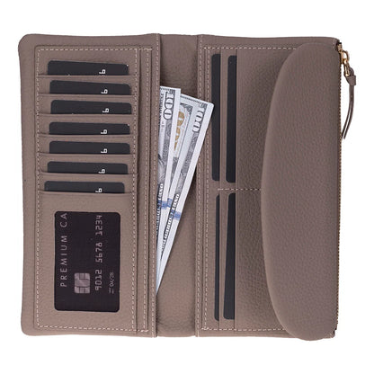 Vellure Large Leather Clutch Wallet