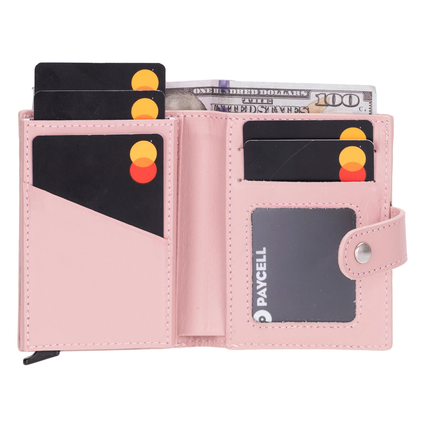Palertag Leather Mechanical Card Holder Bouletta