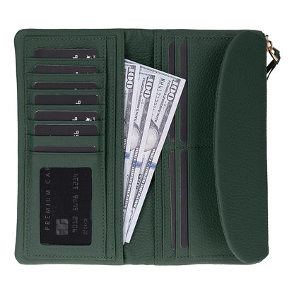 Vellure Large Leather Clutch Wallet