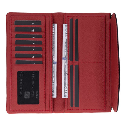 Vellure Large Leather Clutch Wallet