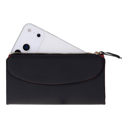 Vellure Large Leather Clutch Wallet