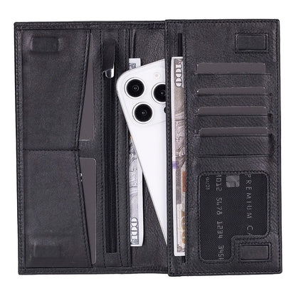 Tenuta Leather Phone Wallet with Detachable Cardholder